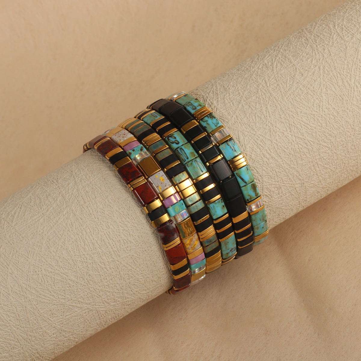 European And American Fashion Pull Beads Beaded Bracelet