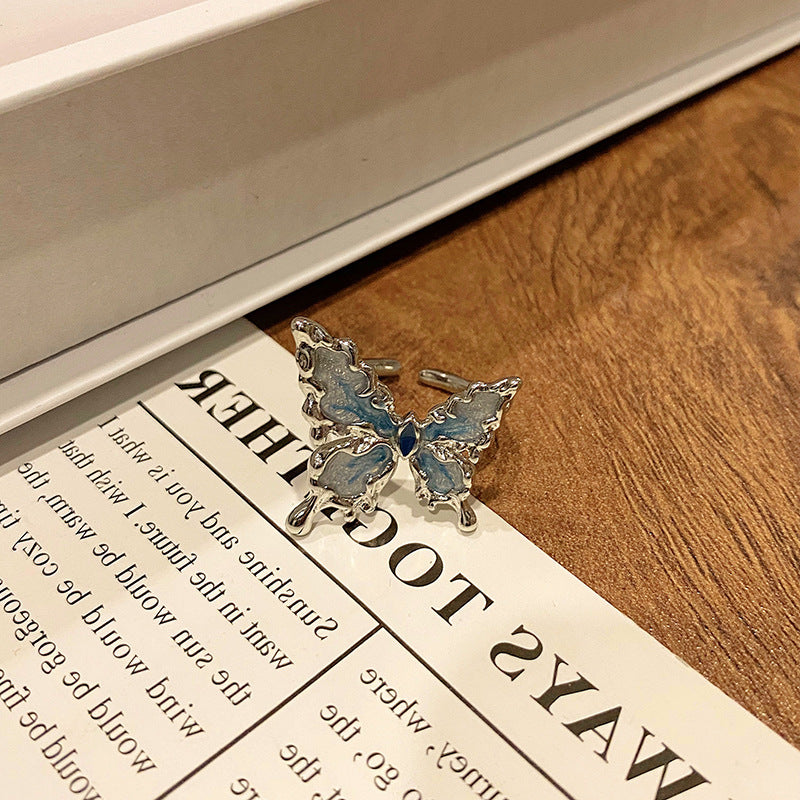 Creative New Chinese Butterfly Women's Ring
