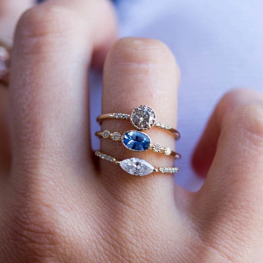 European And American Fashion Minimalist Female Ring