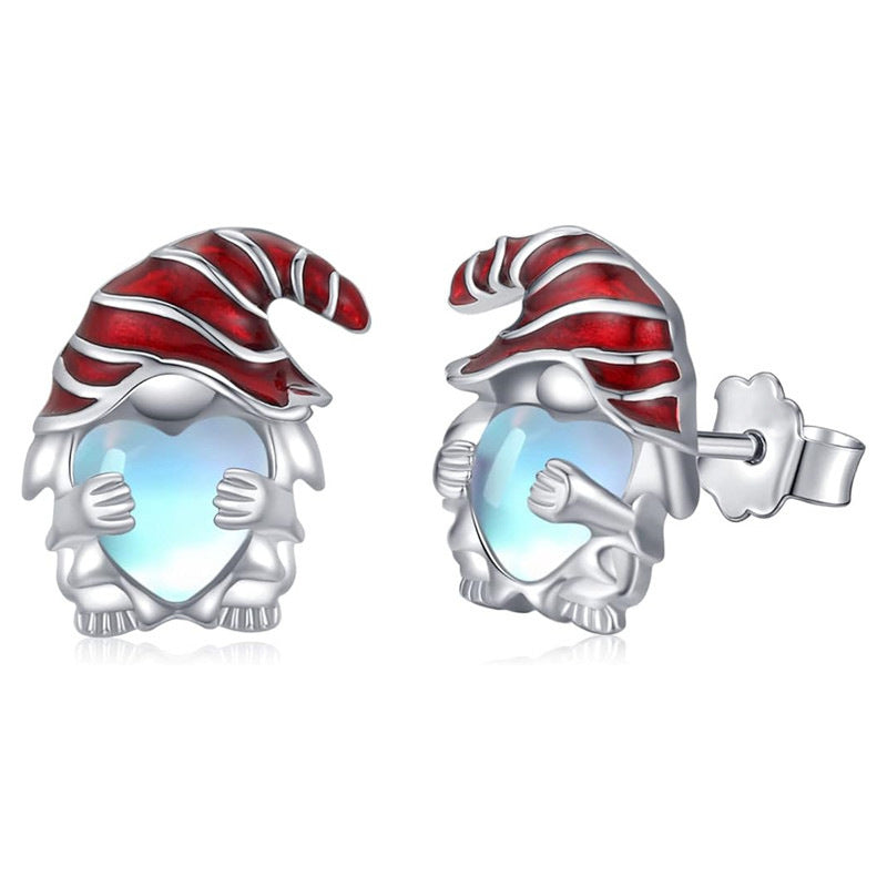 Female Cute Santa Claus Fashion Design Sense Earrings
