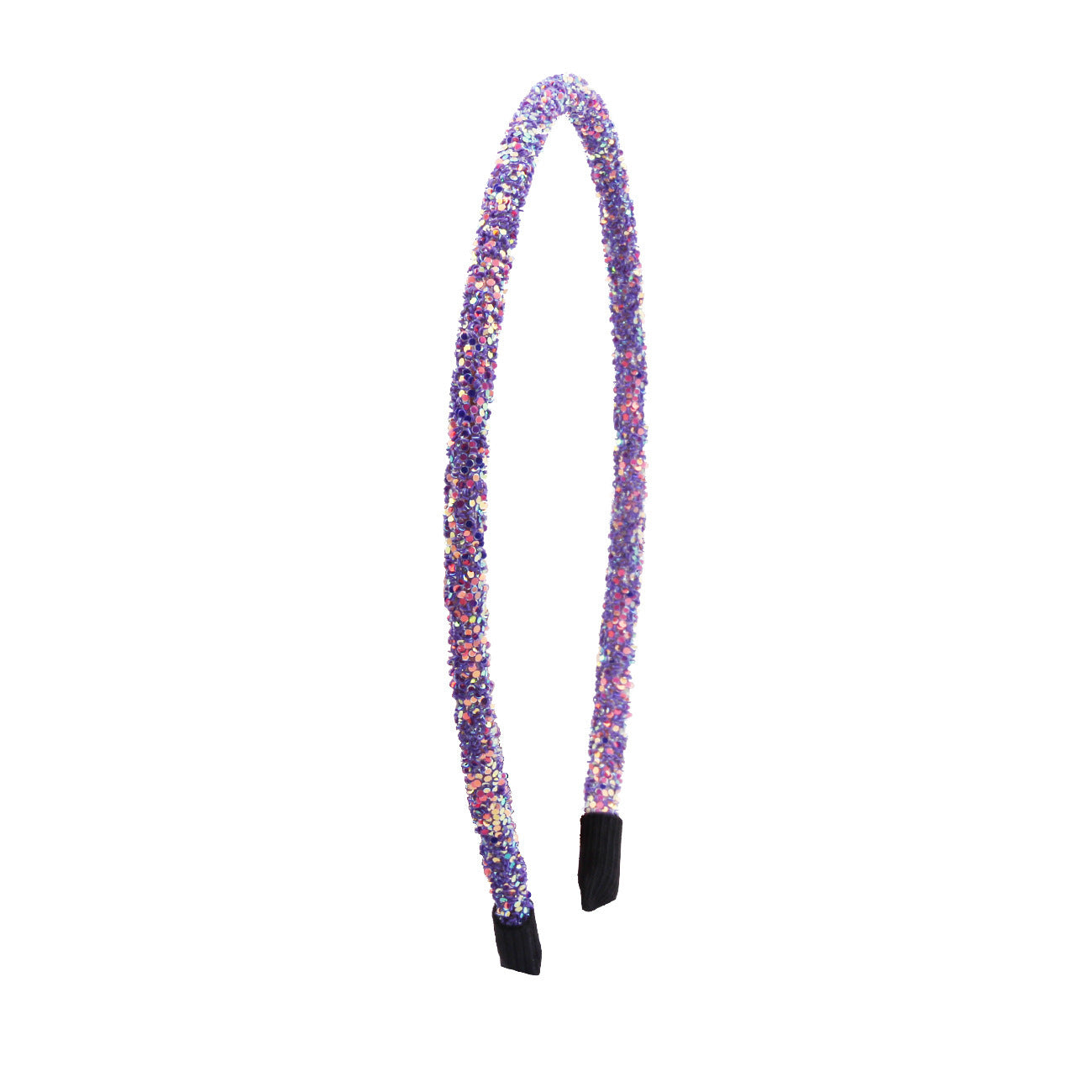 Women's 5mm Onion Powder Color Sequin Bundle Hairpin Hair Hoop