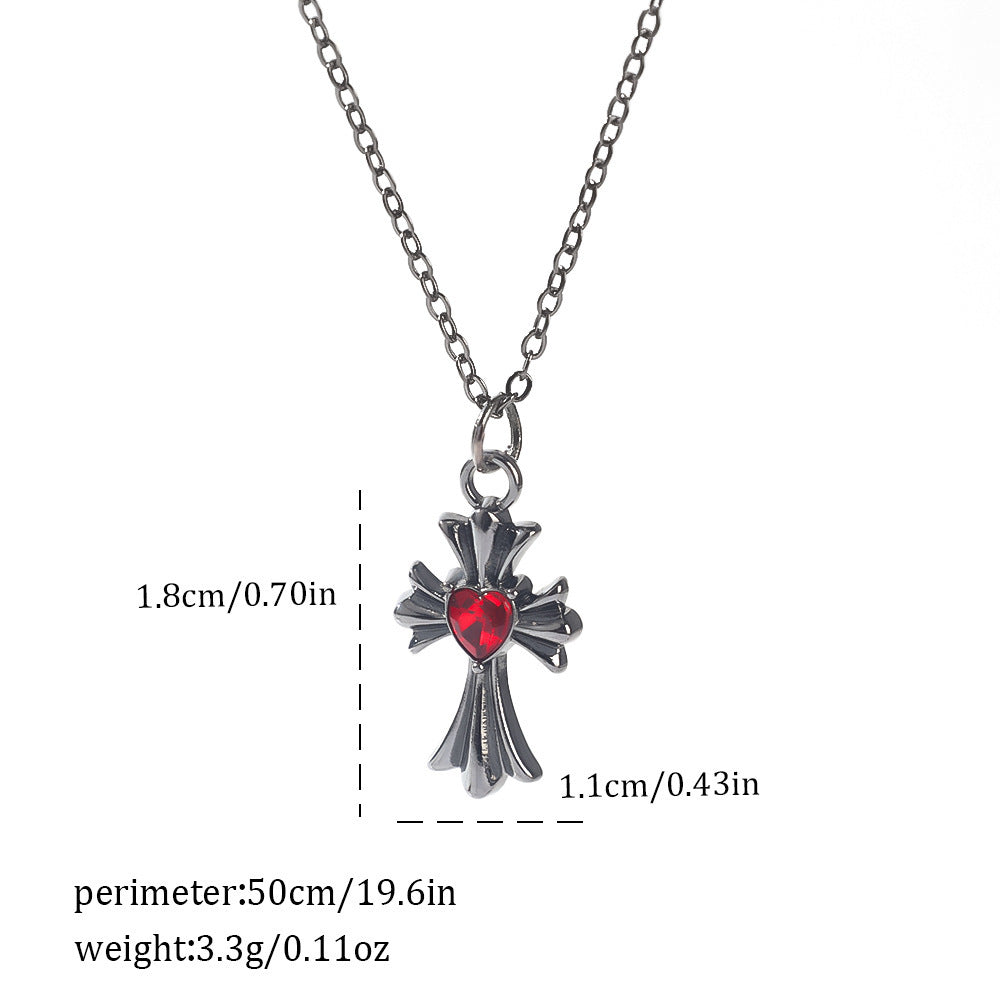 Dark Style Halloween Spider Bat Necklace