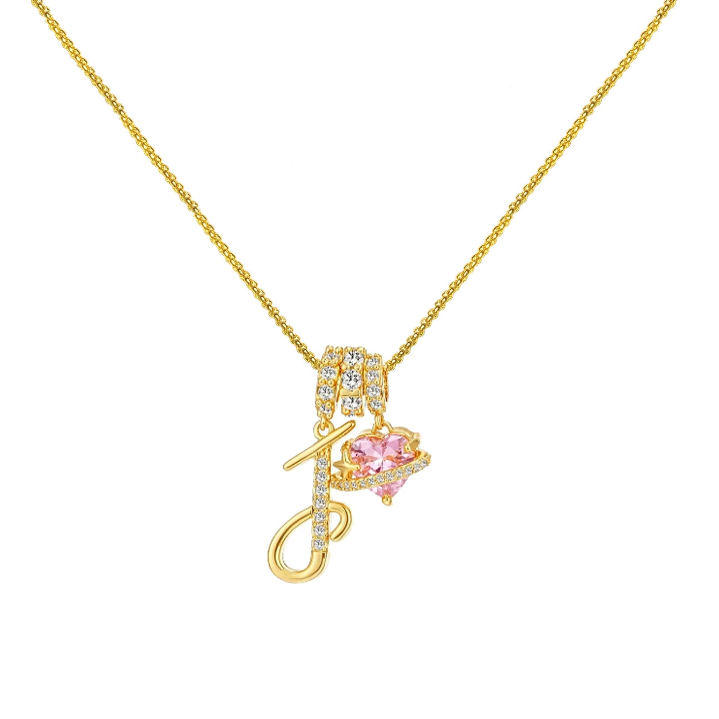 Dopamine 26 English Letter Necklace Girl Light Luxury Minority High Sense
