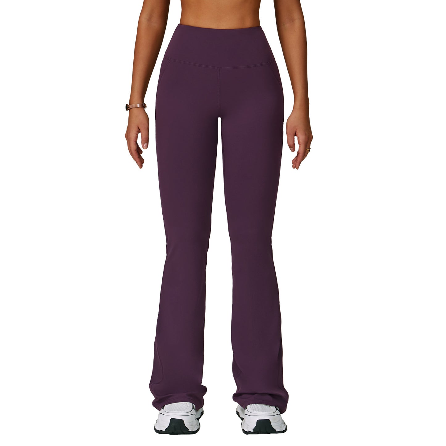 Sports High Waist Hip Lift Wide Leg Outerwear Bell-bottom Pants