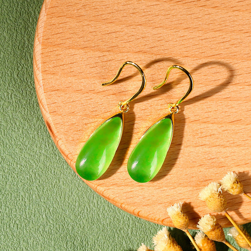 Retro Ear Banquet Simple High-grade Chinese Earrings
