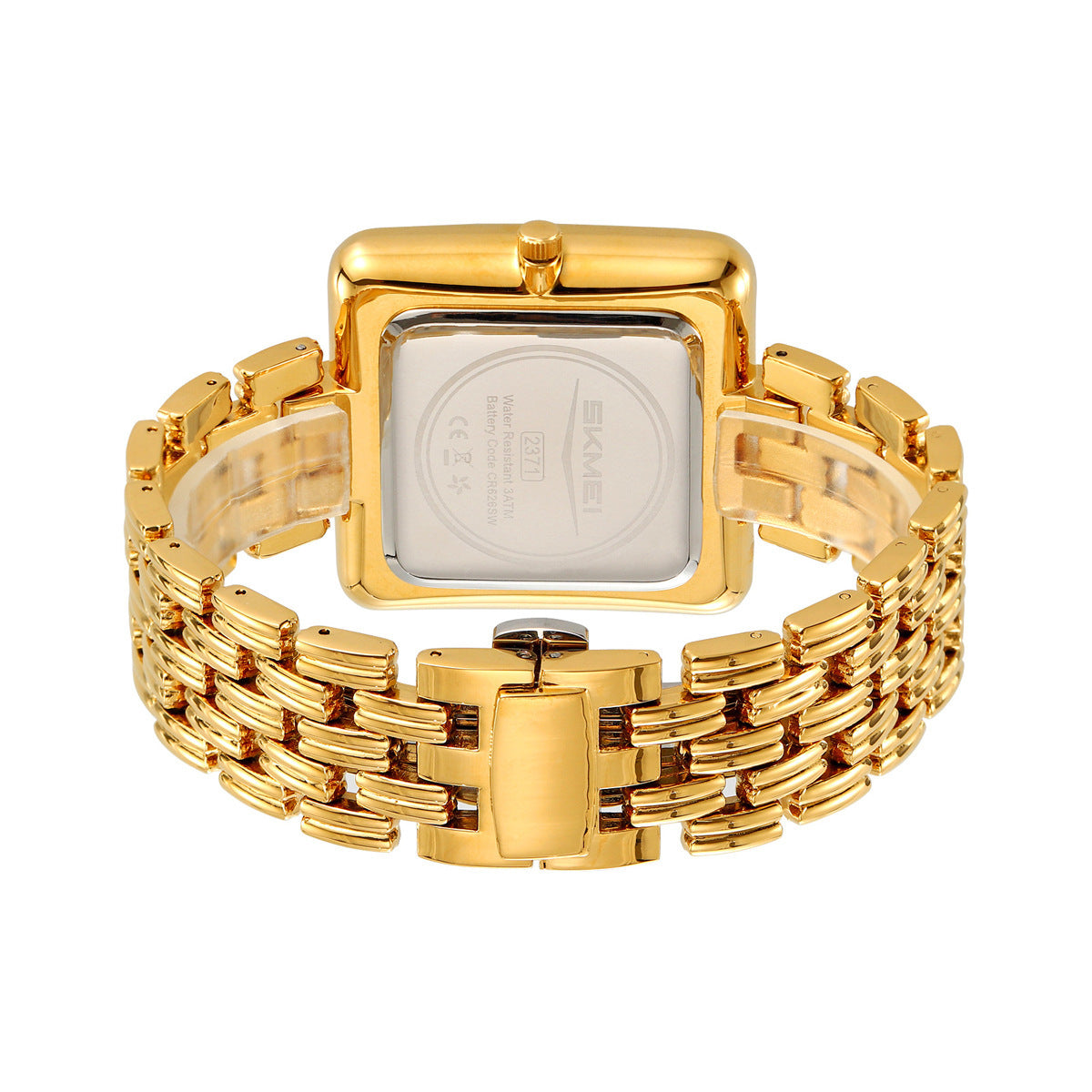 Skmei Simple Square Retro Men's Elegant Quartz Watch