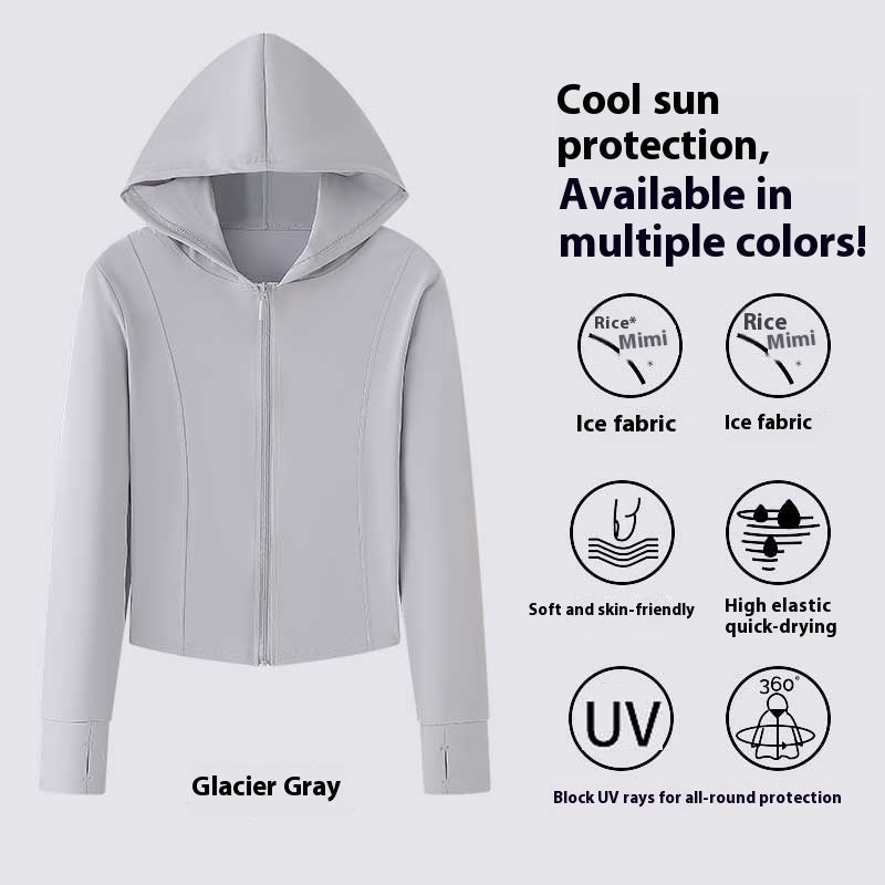 Ice Silk Sun Protection Clothing Women's Slim Fit