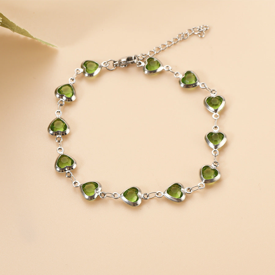 Devil's Eye Creative All-match Fashion Heart Bracelet