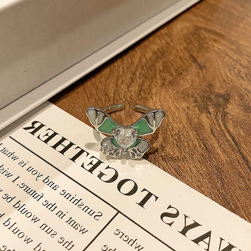 Creative New Chinese Butterfly Women's Ring