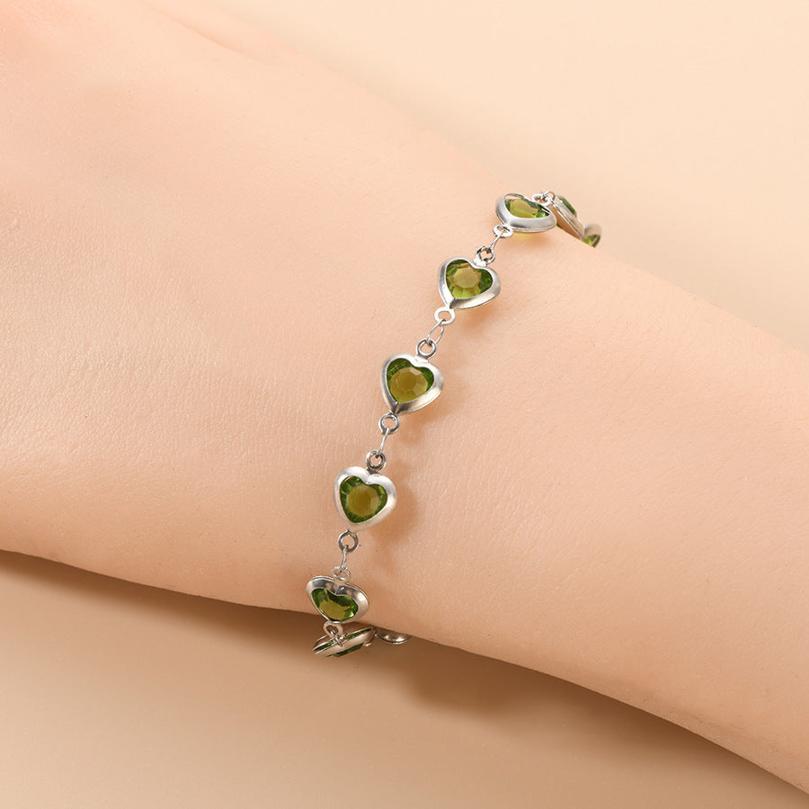 Devil's Eye Creative All-match Fashion Heart Bracelet