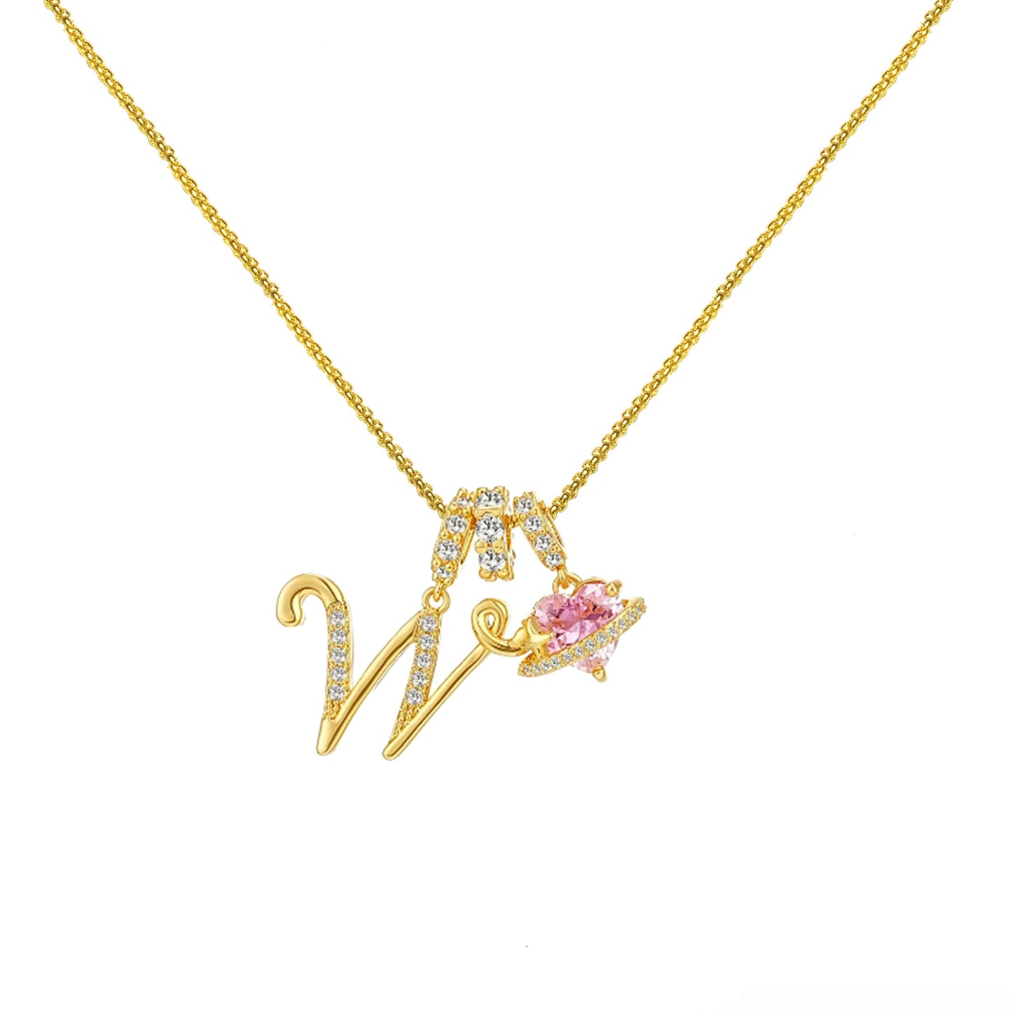 Dopamine 26 English Letter Necklace Girl Light Luxury Minority High Sense