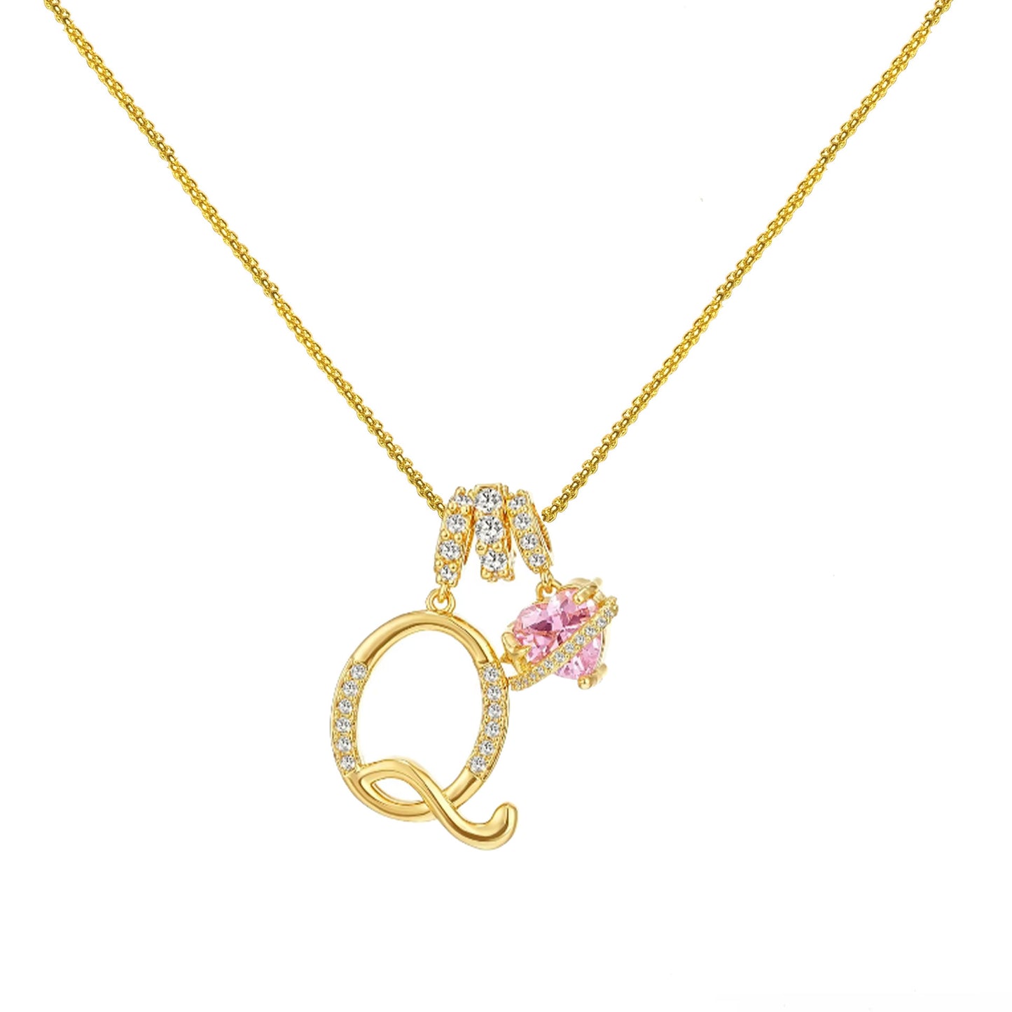 Dopamine 26 English Letter Necklace Girl Light Luxury Minority High Sense