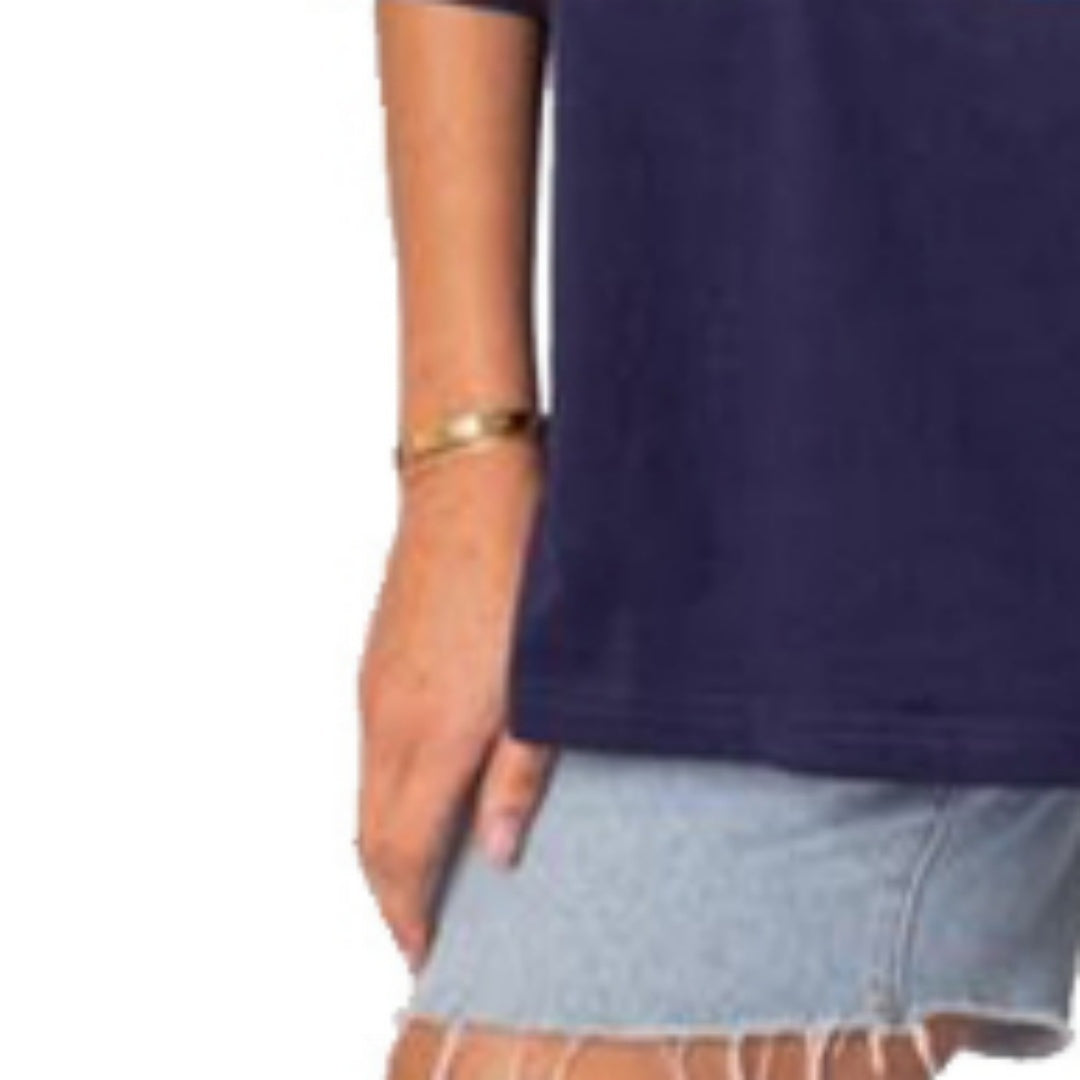 Digital Loose Hip Hop Retro Crew Neck Top
