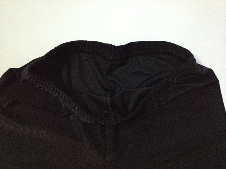 Simple Flat-top Anti-glare Stretch Solid Color Safety Pants