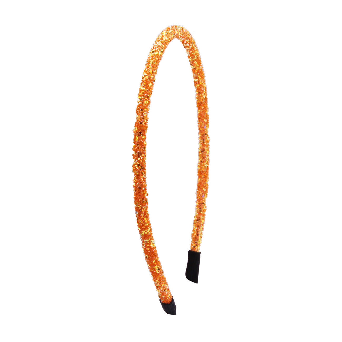 Women's 5mm Onion Powder Color Sequin Bundle Hairpin Hair Hoop