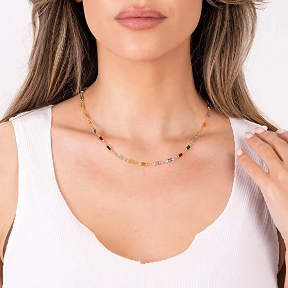 Ladies' Crystal Necklace Jewelry