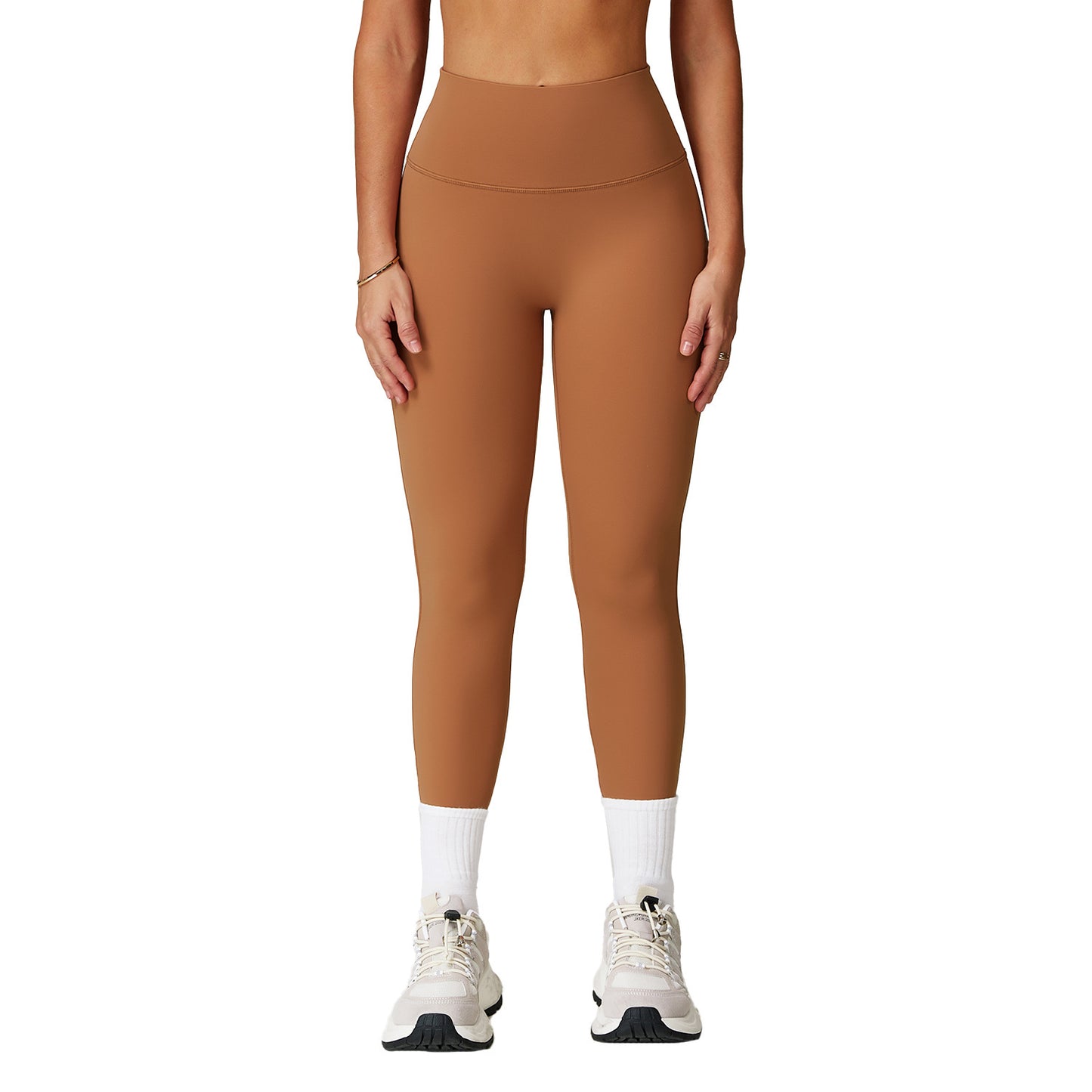 Nude Feel Yoga Trousers High Waist Hip Lift Slim Skinny Pants Women