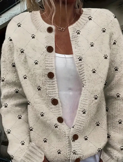 Digital printed cardigan hoodie jacket