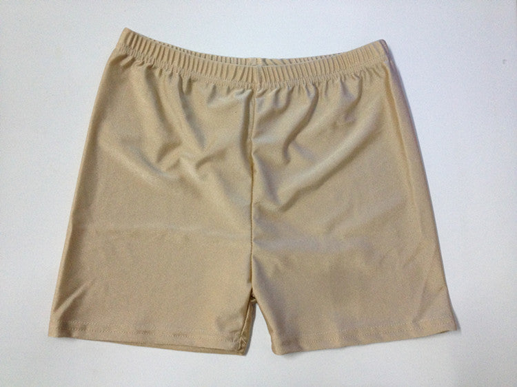 Simple Flat-top Anti-glare Stretch Solid Color Safety Pants