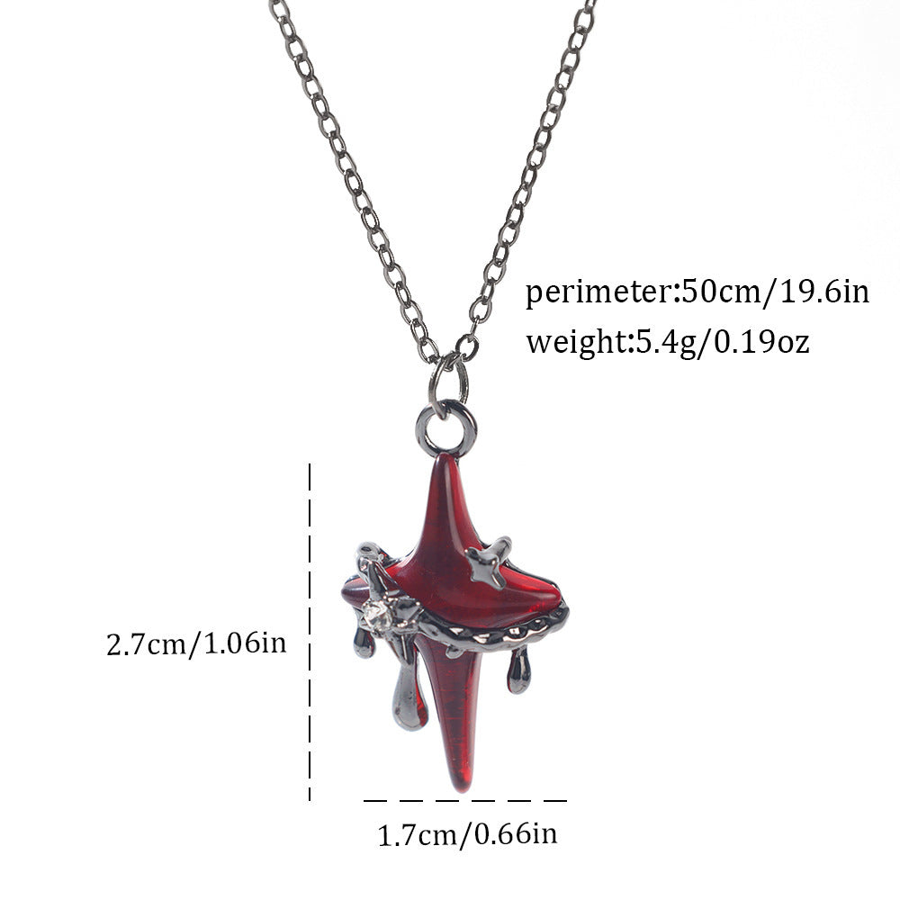 Dark Style Halloween Spider Bat Necklace