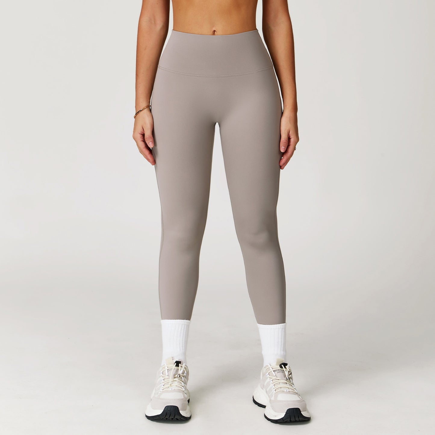 Nude Feel Yoga Trousers High Waist Hip Lift Slim Skinny Pants Women