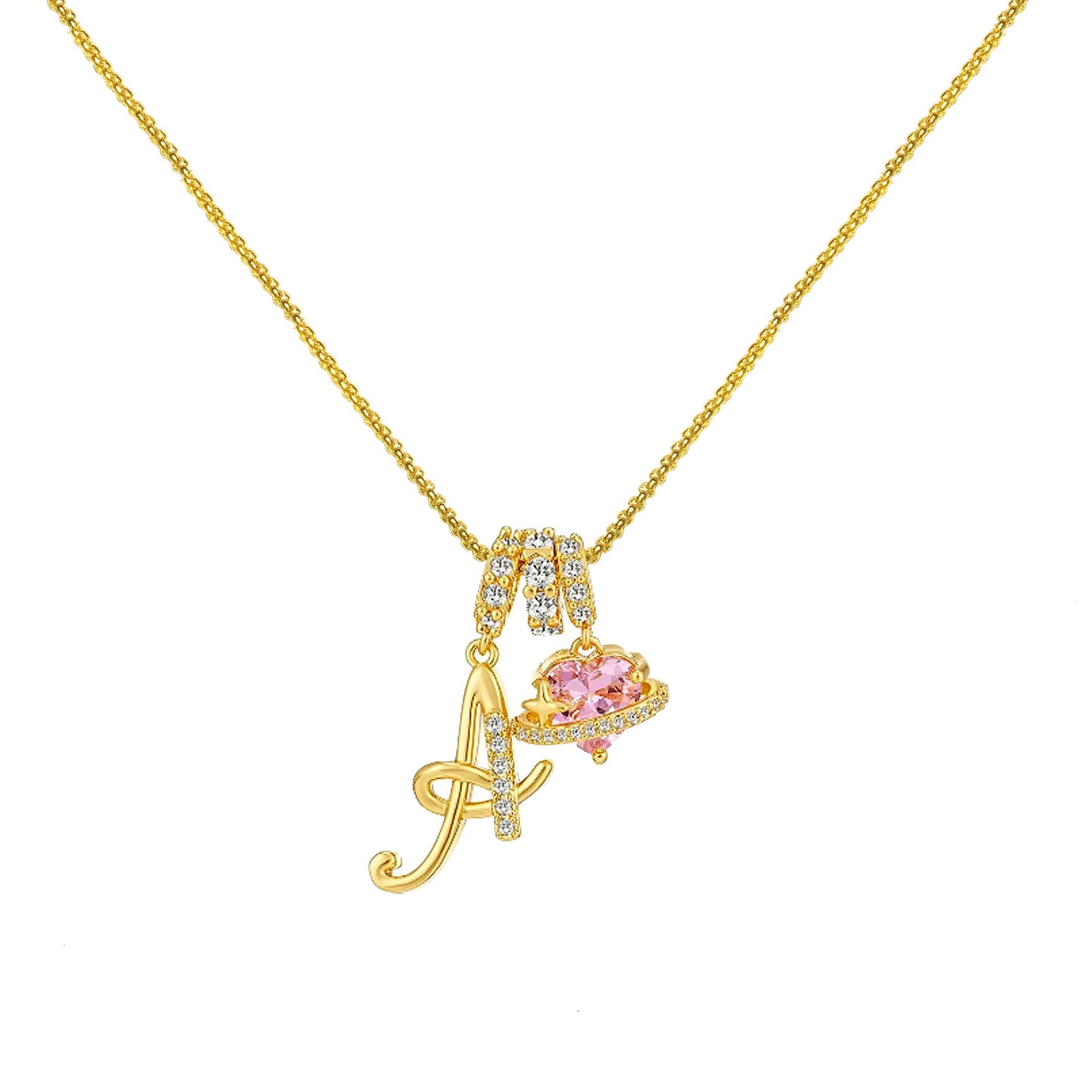 Dopamine 26 English Letter Necklace Girl Light Luxury Minority High Sense
